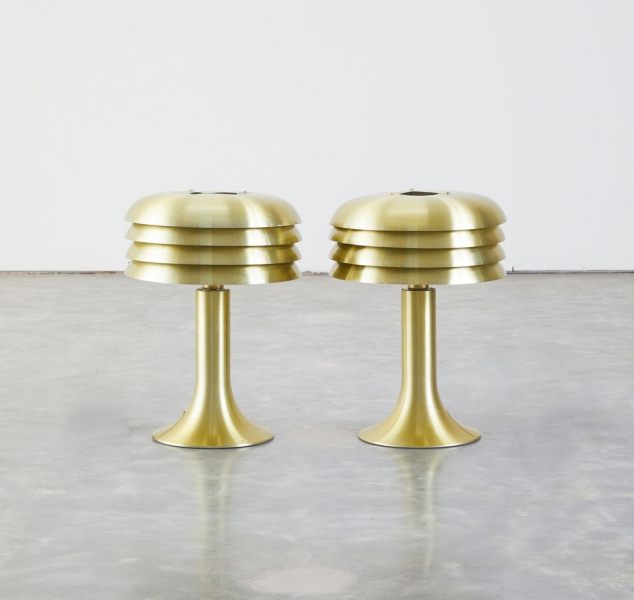 Pair of BN-26 Table Lamps by Hans Agne Jakobsson