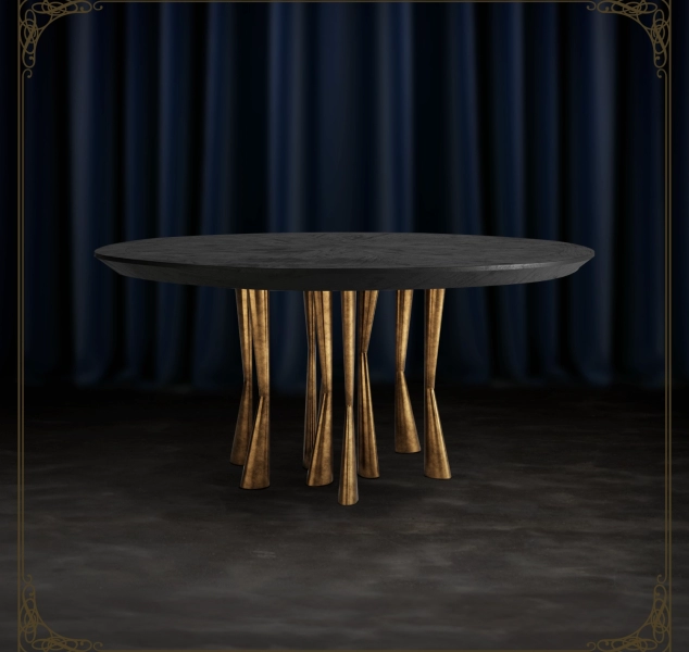 Antler Dining Table – Round by Dylan Farrell for After Editions