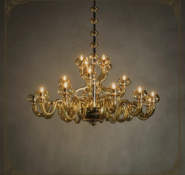 Bissa Boba Chandelier by Barovier&Toso