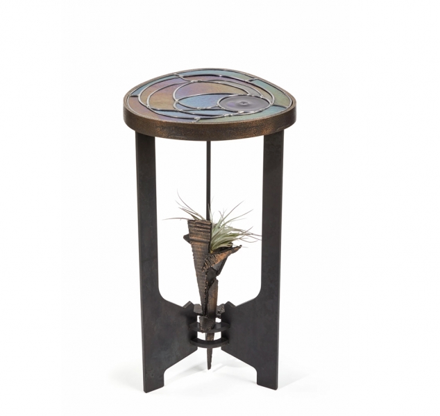 Irid Drink Table by Chuck Moffit