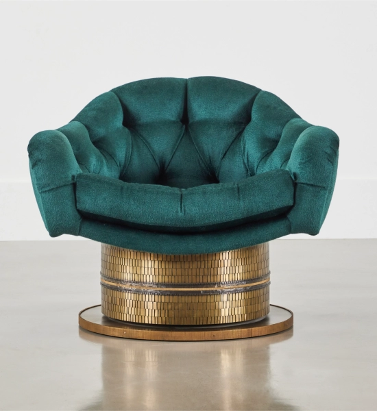 Turn Around Swivel Club Chair by COUP STUDIO x Damian Jones