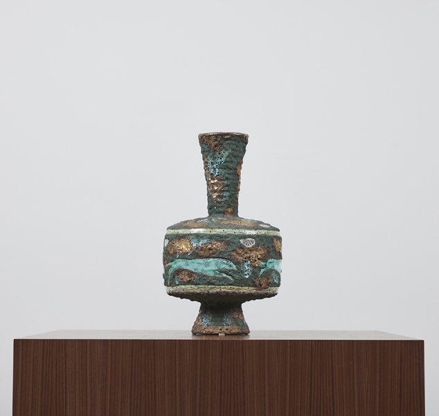 Ceramic Vase with Sea Motif