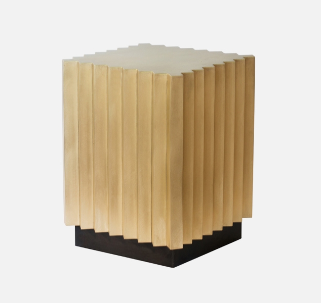 Corrugated Side Table by J Liston Design