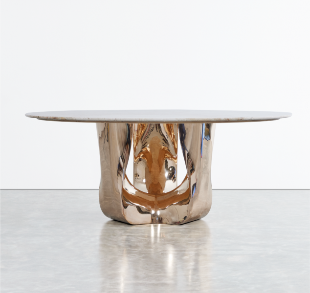 Maverick Round Dining Table by COUP STUDIO