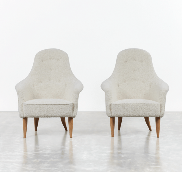 Pair of Big Adam Chairs by Kerstin Hörlin-Holmquist