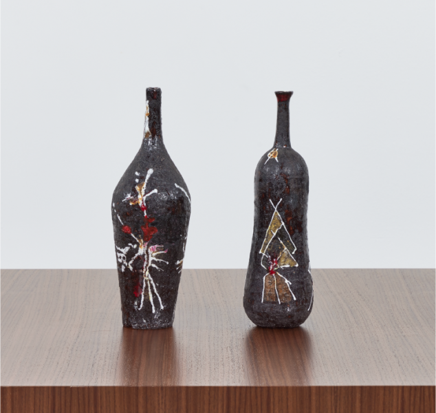 Pair of Chocco Vases by Riccardo Gatti
