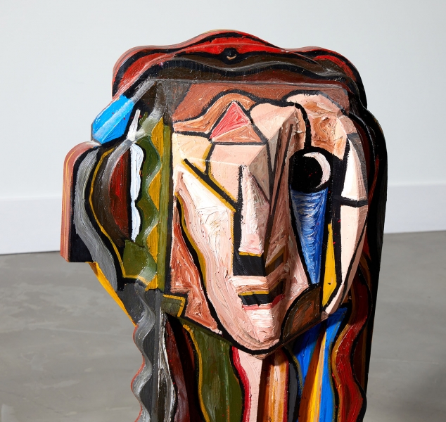 Cubist Bust by Italo Scanga