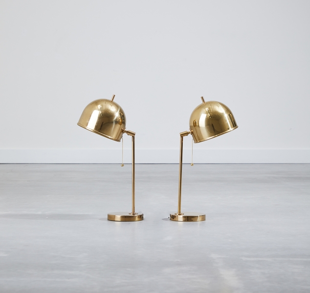Pair of Kuppel Table Lamps by Bergboms