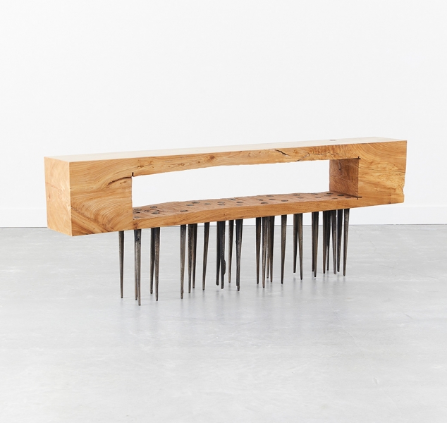 Nail Brush Console Table by Harry Siter