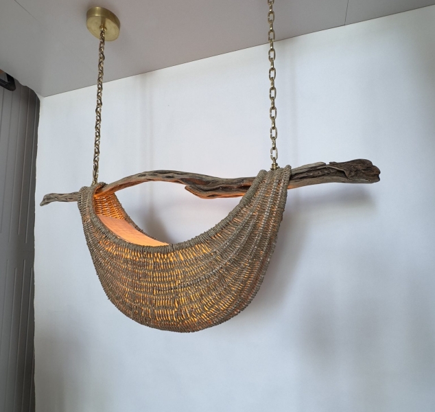 Driftwood Basket Pendant by Dax Savage