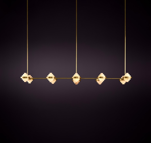 Iris Deca Linear Array Pendant by Christopher Boots
