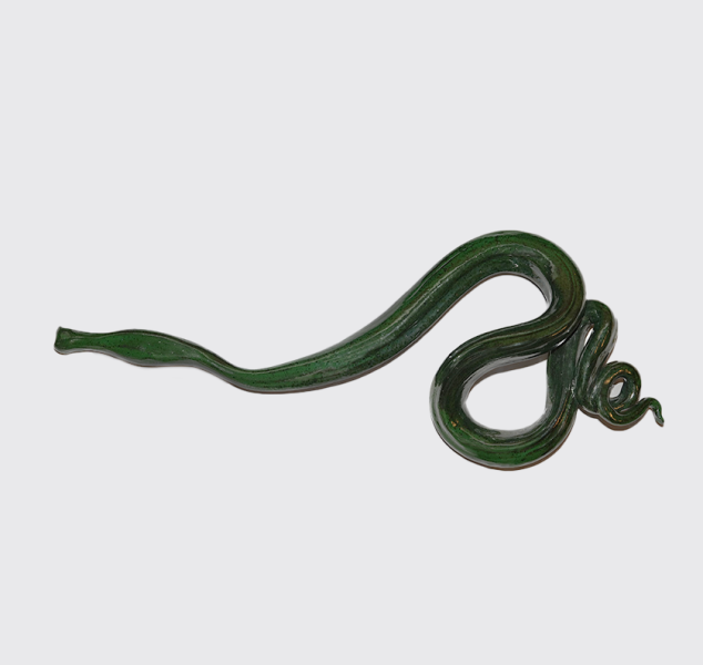Individual Serpentine – Green (Medium)by Linda Fahey