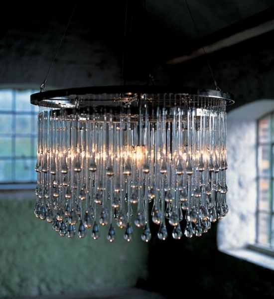 Light Drizzle Chandelier, Round by OCHRE