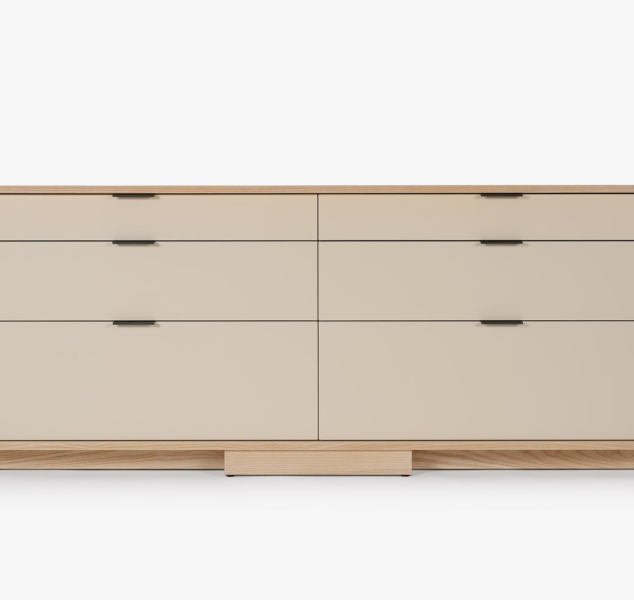 Lineground 6-Drawer Horizontal Bureau by Skram