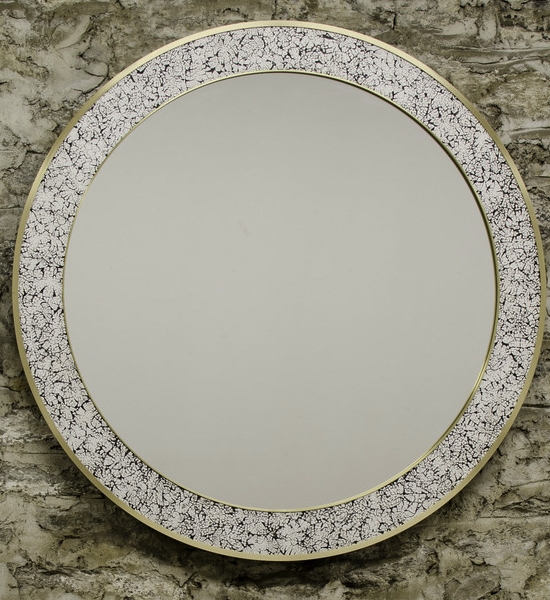 L’Oeuf Round Mirror by DE LA VEGA
