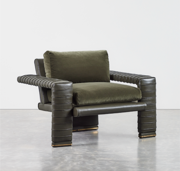 Lino Club Chair by Marzio Cecchi