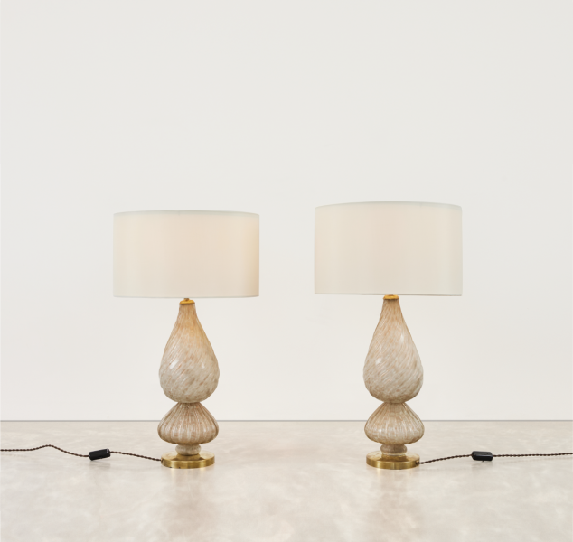 Pair of Piega Table Lamps