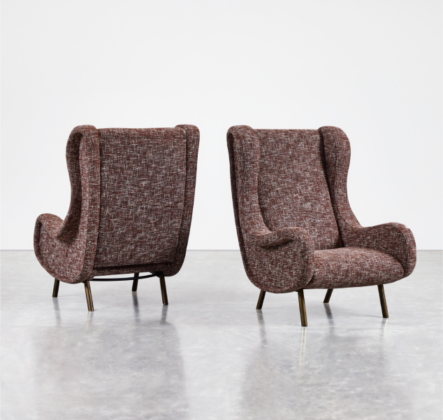 Pair of Senior Armchairs by Marco Zanuso for Arflex