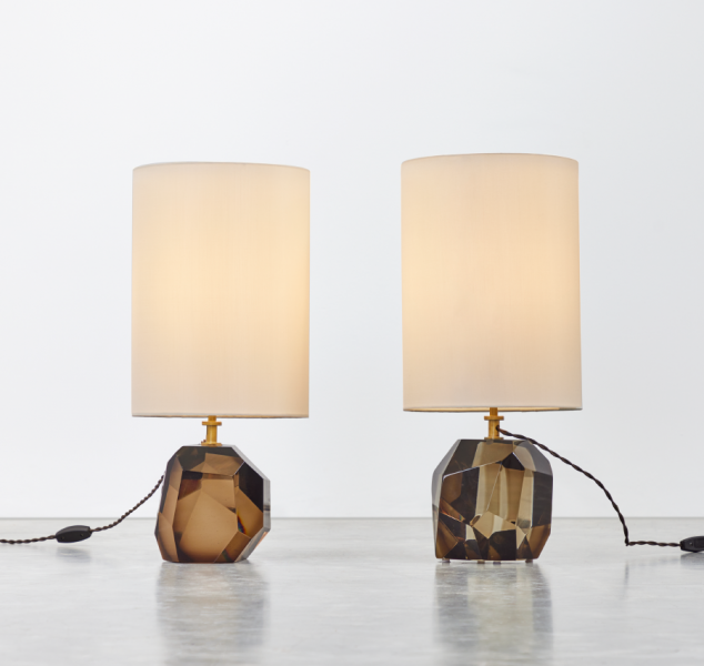 Pair of Topaz Prisma Table Lamps