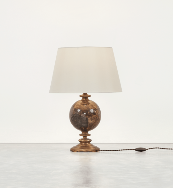 Parchment Table Lamp by Aldo Tura