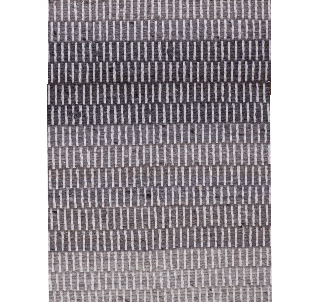 Compound Weave Wool Rug in Band by Madda Studio