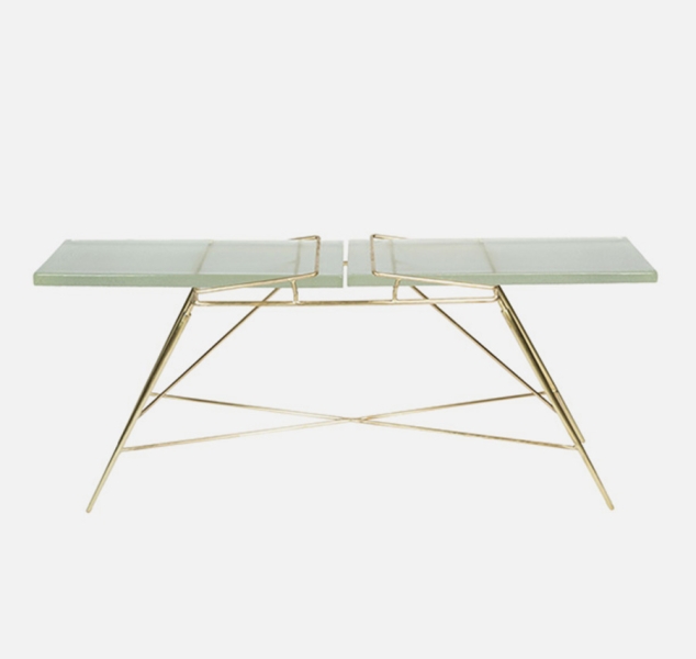Mantis Console Table in Brass by J Liston Design