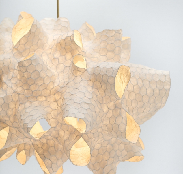 Honeycomb Light Sculpture by Patrick Weder