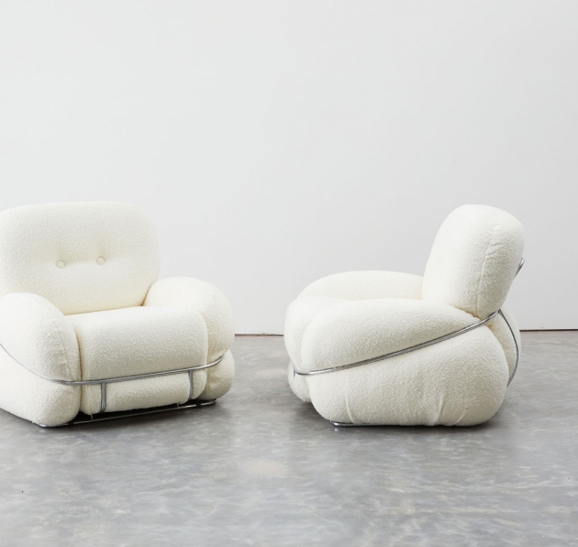 Pair of Panino Chairs by Adriano Piazzesi