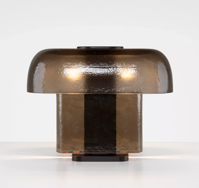 Esca Table Lamp No.1 in Cast Glass by Refractory