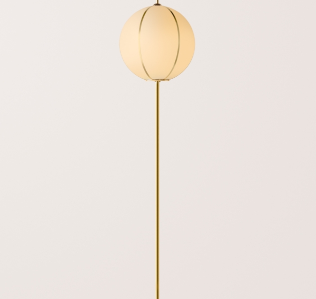 Rib Floor Lamp – Sphere by konekt