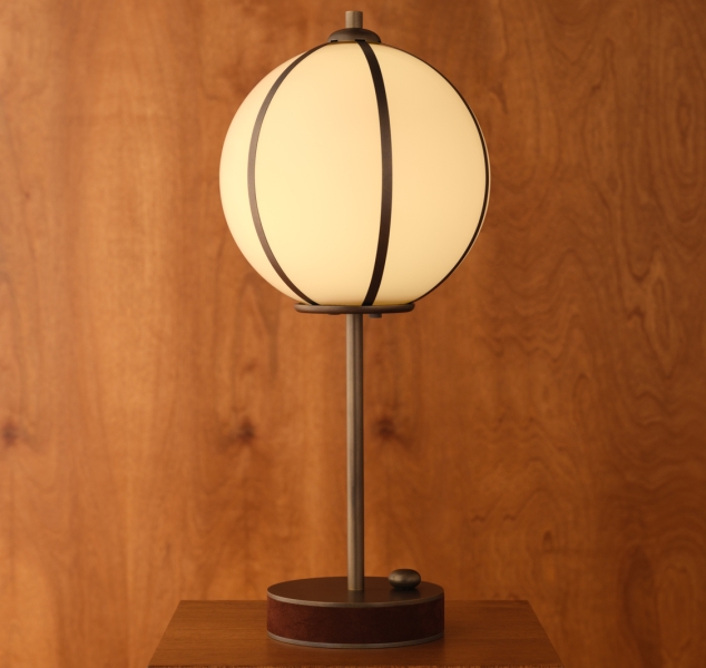 Rib Table Lamp – Sphere by konekt