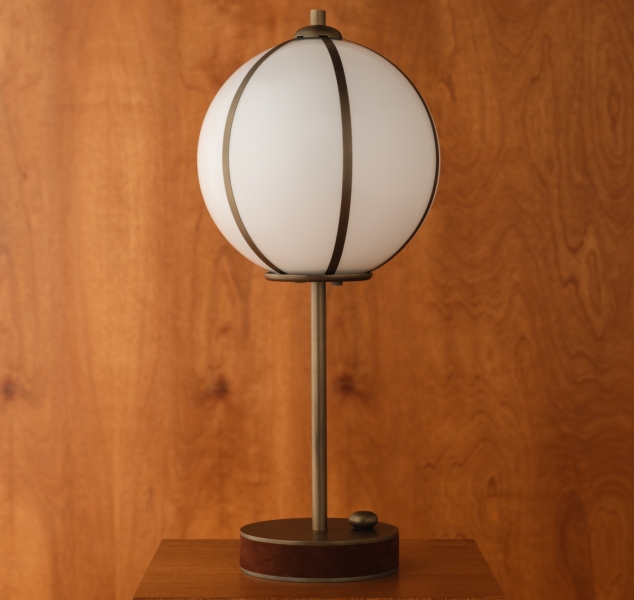 Rib Table Lamp – Sphere by konekt