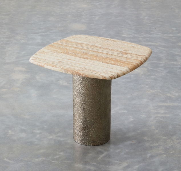 Stone Side Table by Mike Danielson