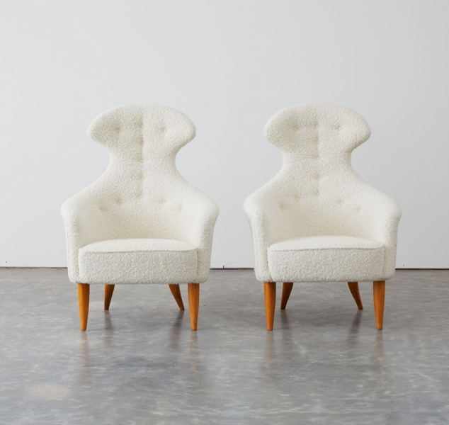Pair of Stora Eva Chairs by Kerstin Hörlin-Holmquist