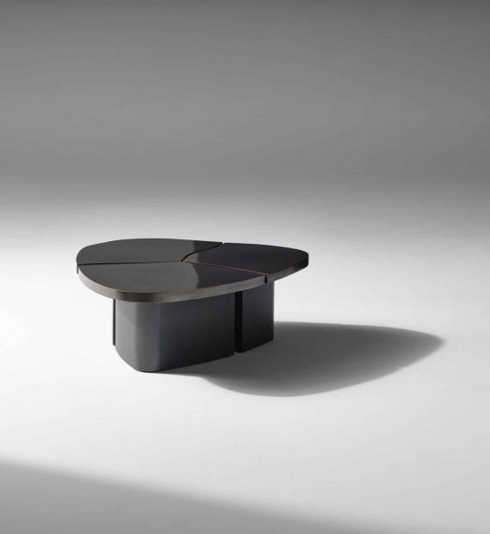 Trefle (Clover) Tables in Anthracite Bronze by Douglas Fanning