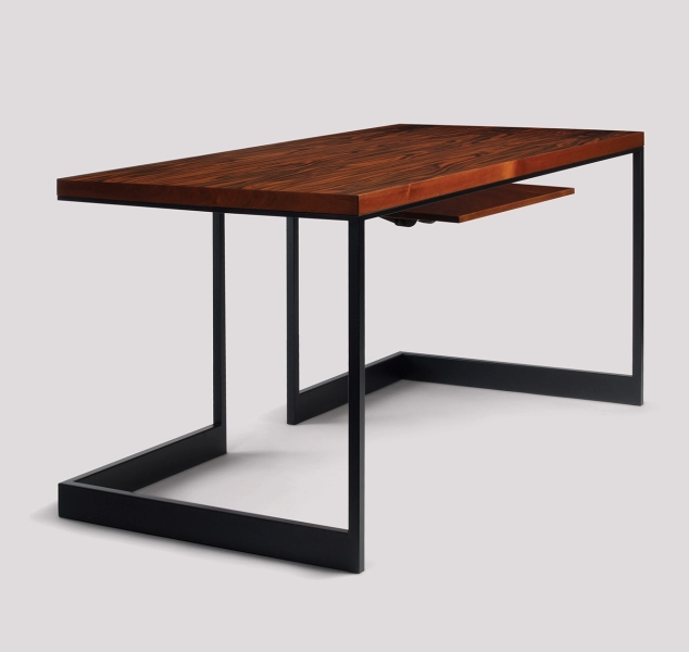 Wishbone Slab Top Desk by Skram