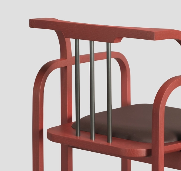 Wyandotte Guest Chair by Skram