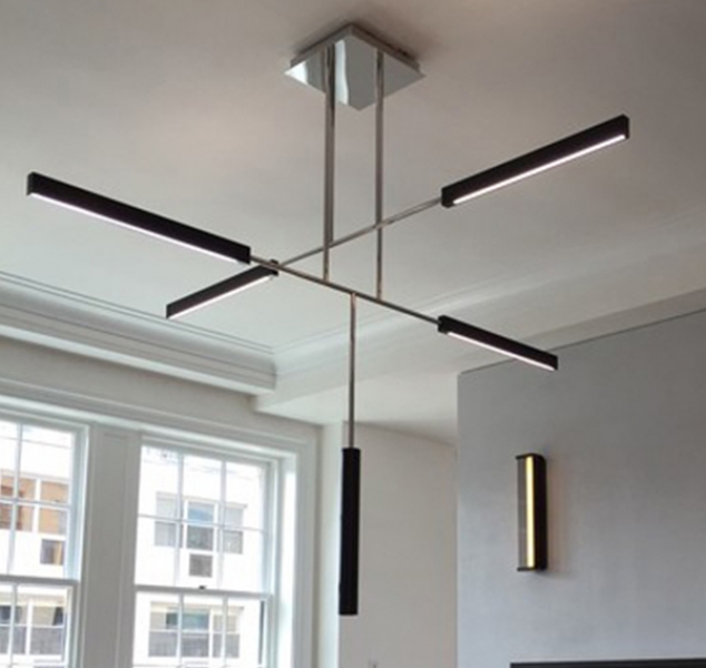 Axis 2 with Cylindrical Aluminum Pendant by Douglas Fanning