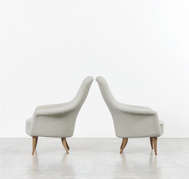 Pair of Big Adam Chairs by Kerstin Hörlin-Holmquist