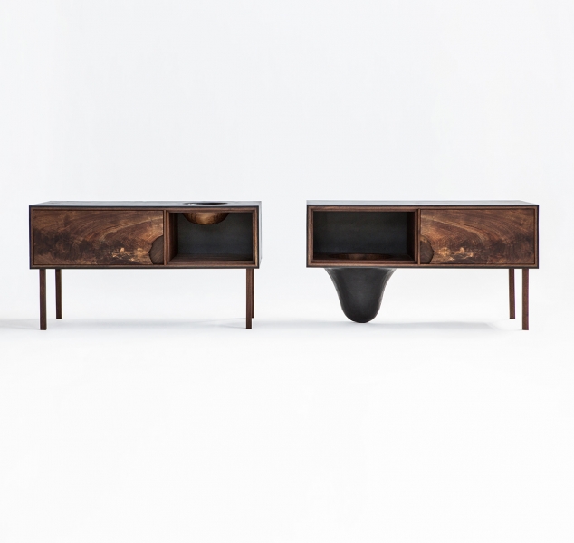 Outside In Side Tables by Patrick Weder
