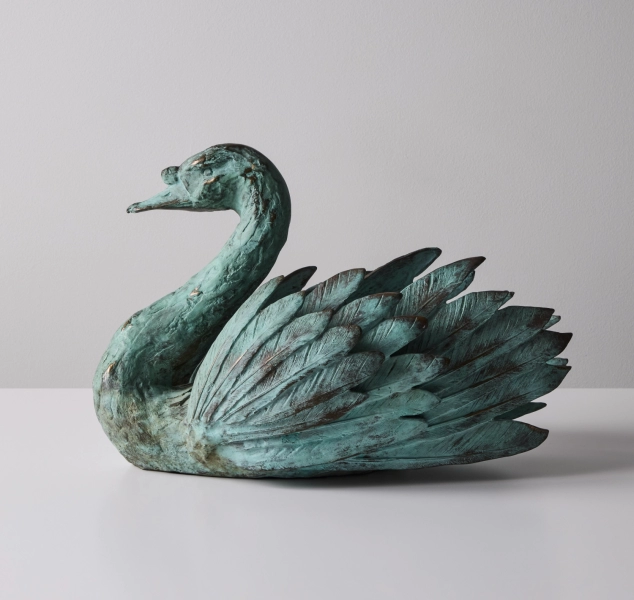 Mute Swan Bronze Sculpture by Robert “Bob” Winship