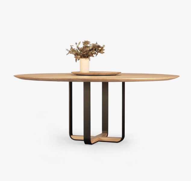 Piedmont Round Dining Table by Skram